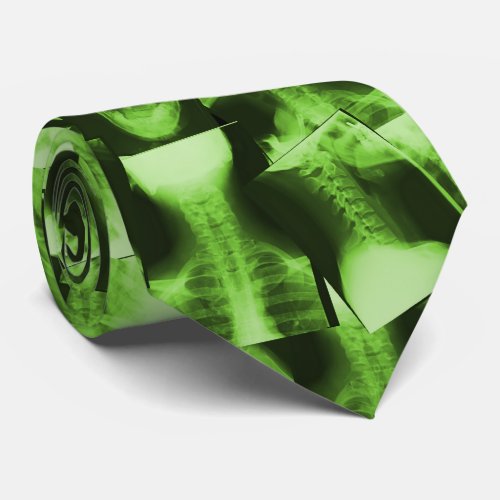 X_rayed _ Radioactive Green Neck Tie