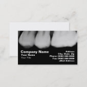 X-Rays of Teeth Business Card (Front/Back)