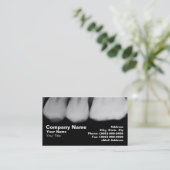 X-Rays of Teeth Business Card (Standing Front)