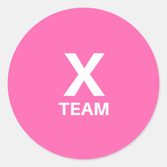 X Team Sticker (Front)