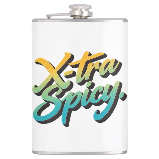 X-tra Spicy Flask (Front)