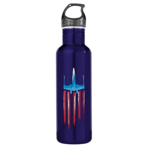 X_Wing Flying Stripes Stainless Steel Water Bottle