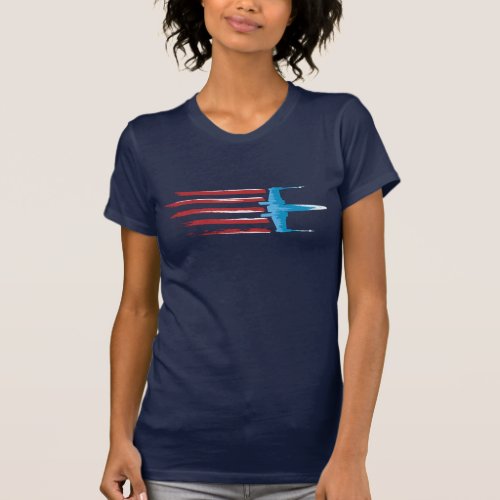 X_Wing Flying Stripes T_Shirt