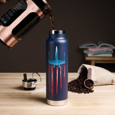 X-Wing Flying Stripes Water Bottle
