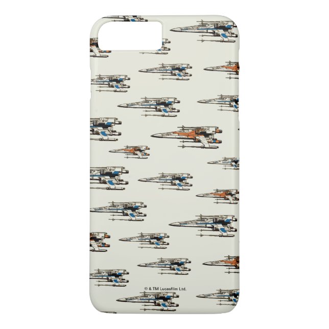 X-Wing Starfighter Pattern Case-Mate iPhone Case (Back)