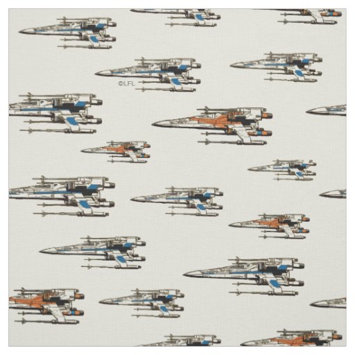 X-Wing Starfighter Pattern Fabric