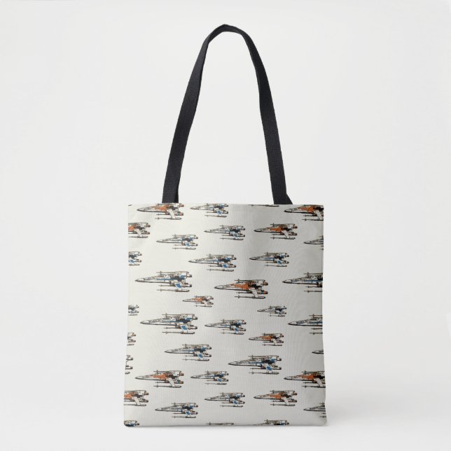 X-Wing Starfighter Pattern Tote Bag (Front)