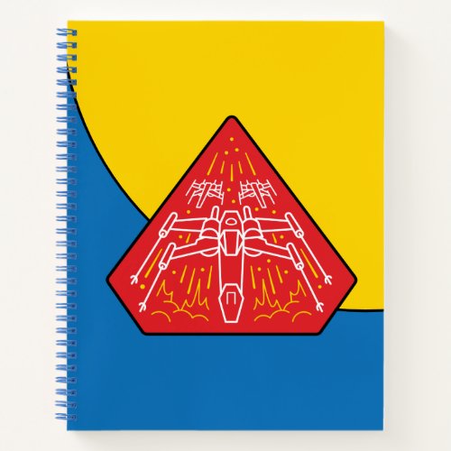 X_Wing Starfighters Badge Notebook