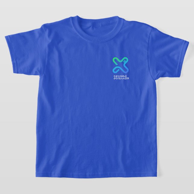 X World Team 319-20250228 Kids Basic T-shirt (Laydown)