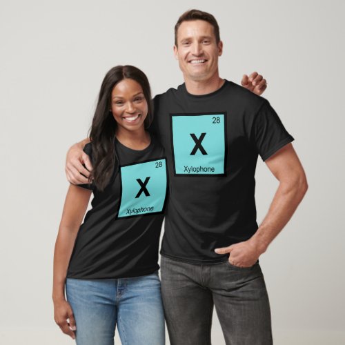 X _ Xylophone Music Chemistry Periodic Table T_Shirt