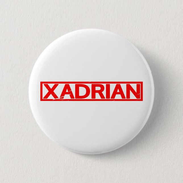Xadrian Stamp Button (Front)