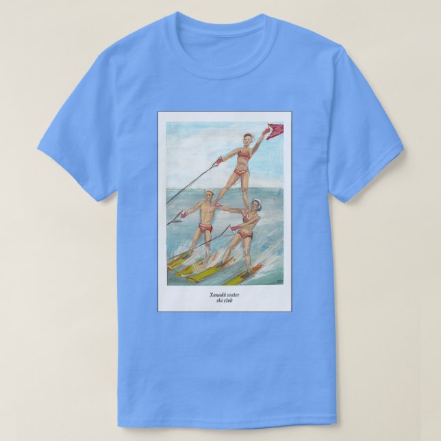 Xanad Water Ski Club T-Shirt (Design Front)