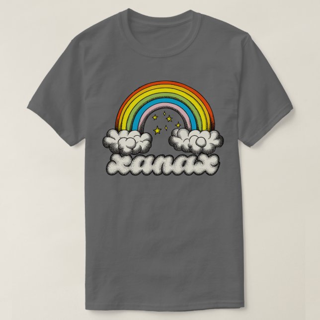 Xanax Rainbow T-Shirt (Design Front)
