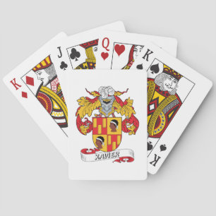 Xavier Family Crest Poker Cards