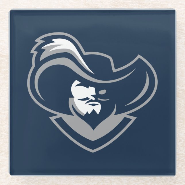 Xavier Musketeers Glass Coaster (Front)