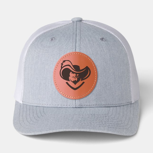 Xavier Musketeers Leather Patch Hat (Front)