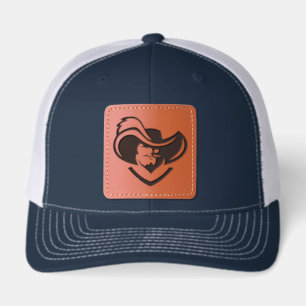 Xavier Musketeers Leather Patch Hat