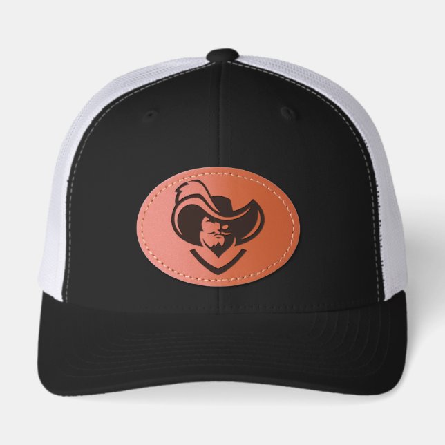 Xavier Musketeers Leather Patch Hat (Front)