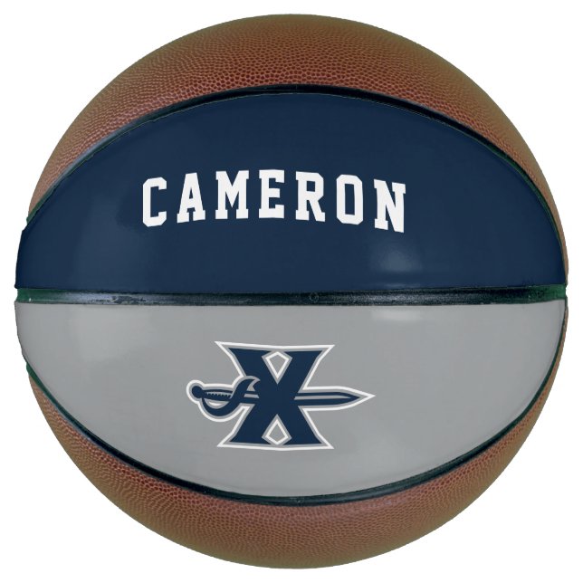 Xavier Musketeers Sword Basketball (Front)