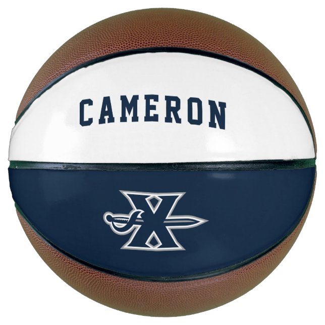 Xavier Musketeers Sword Basketball (Front)