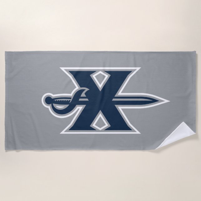 Xavier Musketeers Sword Beach Towel (Front)