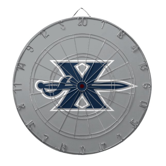 Xavier Musketeers Sword Dart Board (Front)