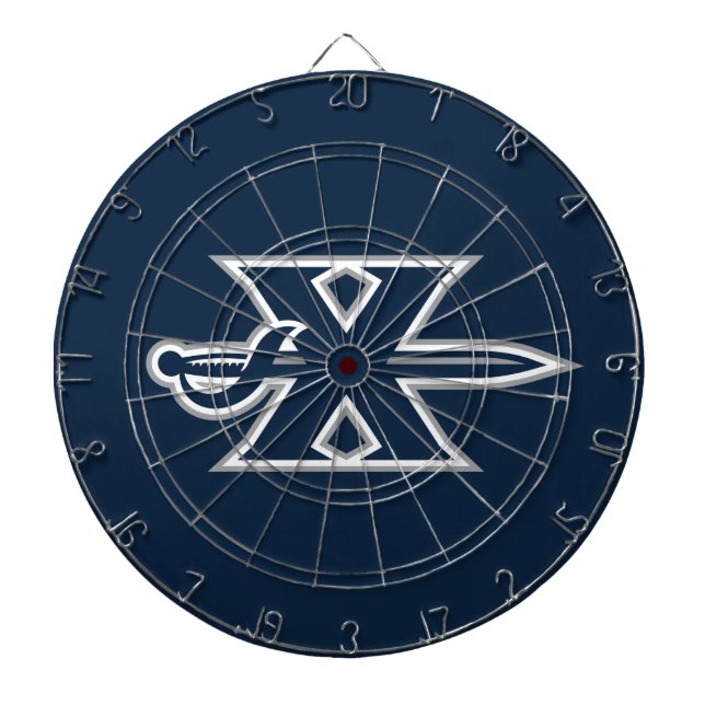 Xavier Musketeers Sword Dart Board (Front)