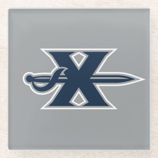 Xavier Musketeers Sword Glass Coaster (Front)