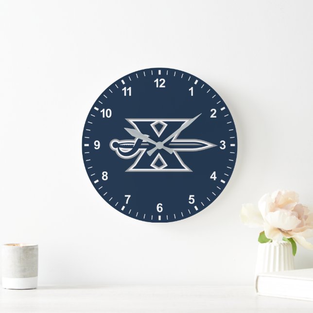 Xavier Musketeers Sword Large Clock (Home)
