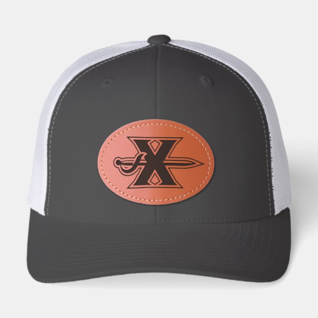 Xavier Musketeers Sword Leather Patch Hat (Front)