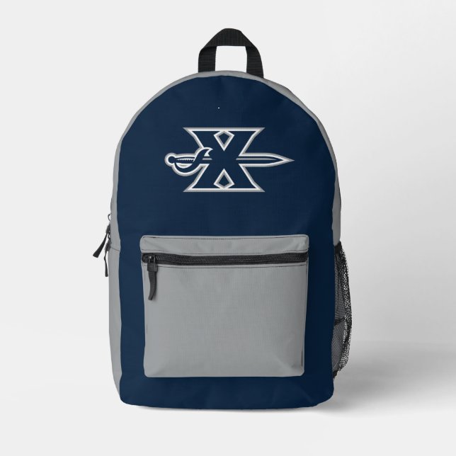 Xavier Musketeers Sword Printed Backpack (Front)