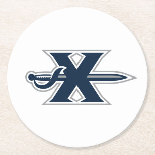 Xavier Musketeers Sword Round Paper Coaster