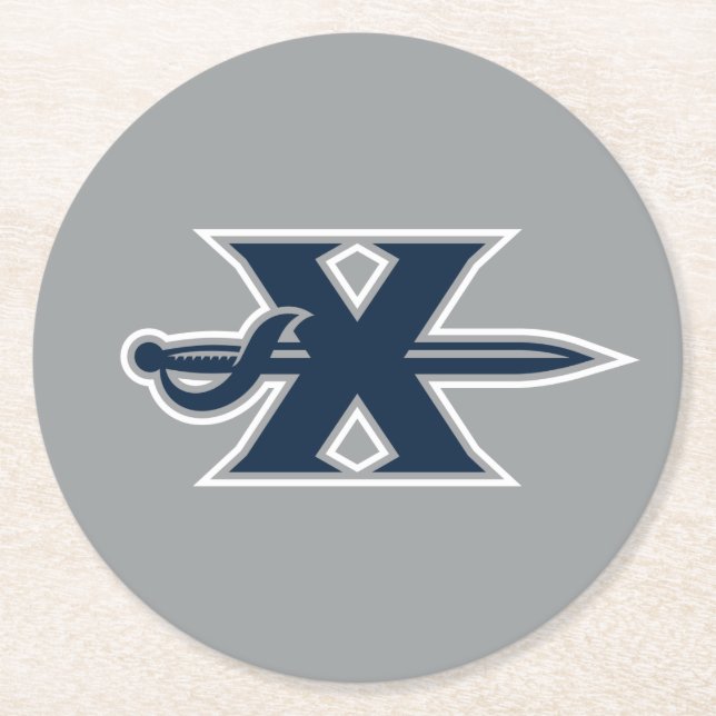 Xavier Musketeers Sword Round Paper Coaster (Front)