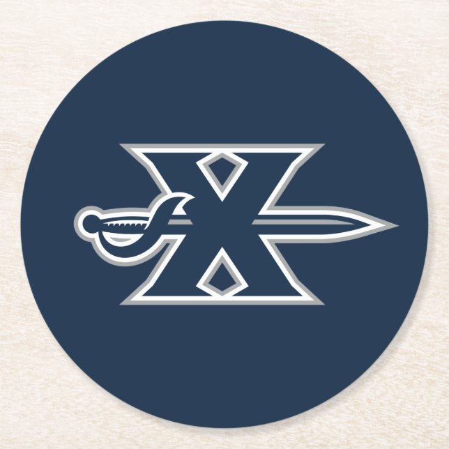 Xavier Musketeers Sword Round Paper Coaster (Front)