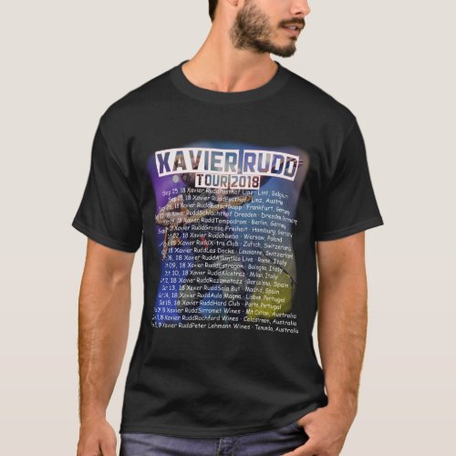 XAVIER RUDD TOUR 2018 _ 2019 T_Shirt