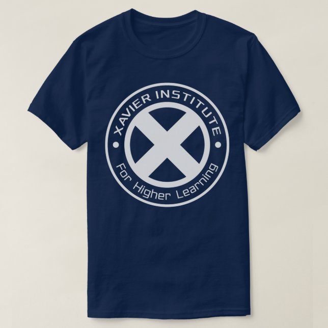 Xavier School Modern Light Print T-Shirt (Design Front)