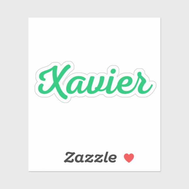 Xavier Sticker (Sheet)