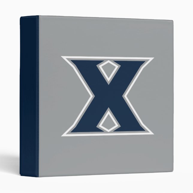 Xavier University 3 Ring Binder (Front/Spine)