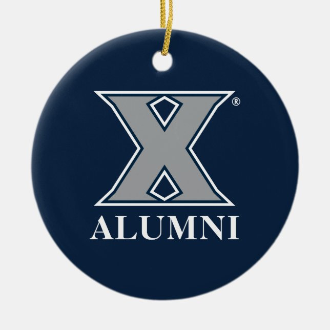 Xavier University Alumni Ceramic Ornament (Front)