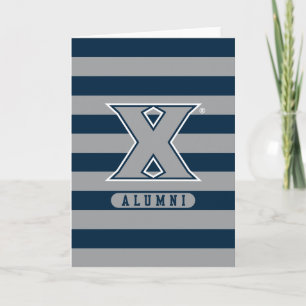Xavier University Alumni Stripes Card