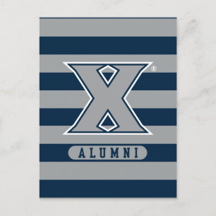 Xavier University Alumni Stripes Invitation Postcard