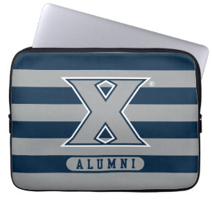 Xavier University Alumni Stripes Laptop Sleeve