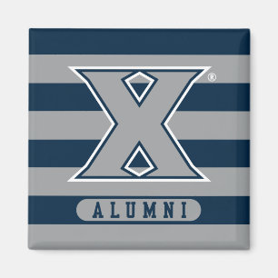 Xavier University Alumni Stripes Magnet