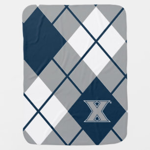 Xavier University Argyle Baby Blanket