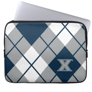 Xavier University Argyle Laptop Sleeve