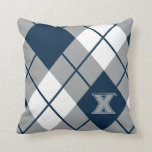 Xavier University Argyle Throw Pillow<br><div class="desc">Check out these Xavier University Mark designs! Show off your Xavier University Pride with these new University products. These make the perfect gifts for the Xavier student, alumni, family, friend or fan in your life. All of these Zazzle products are customizable with your name, class year, or club. Go Musketeers!...</div>