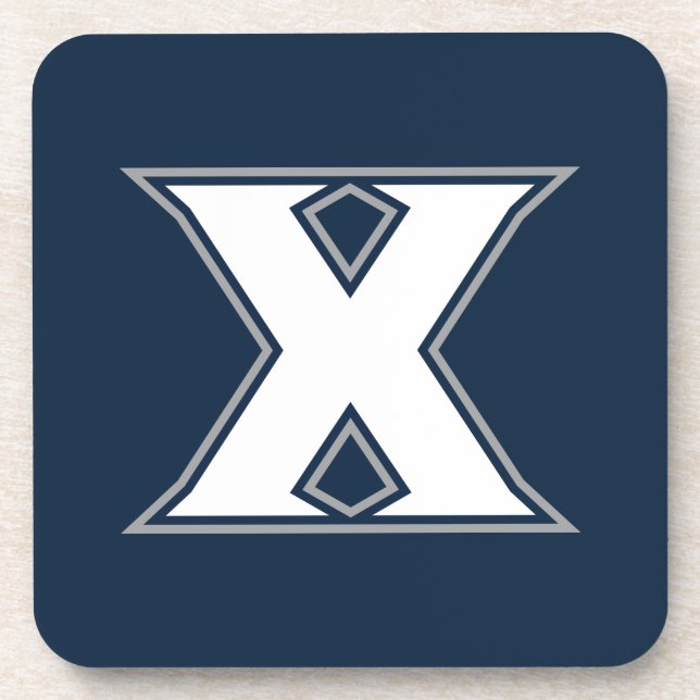 Xavier University Beverage Coaster (Front)