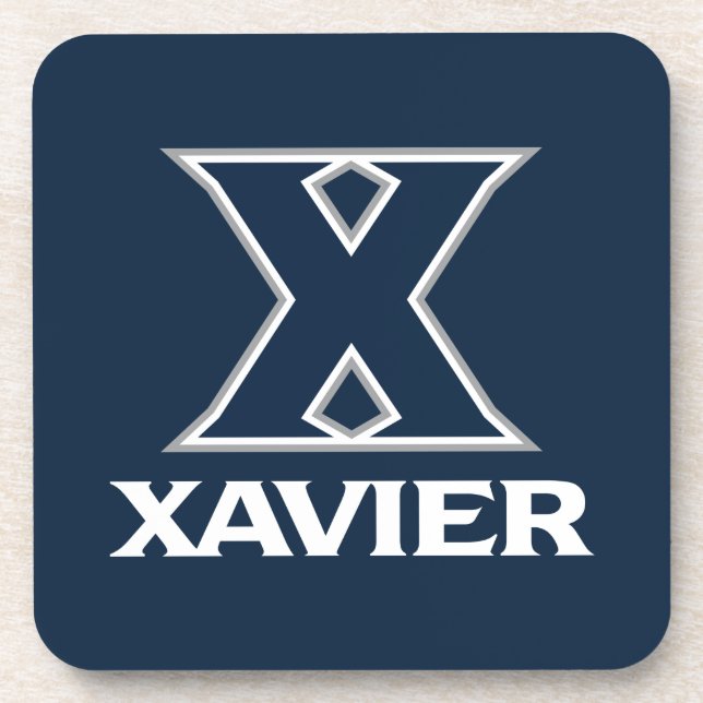 Xavier University Beverage Coaster (Front)