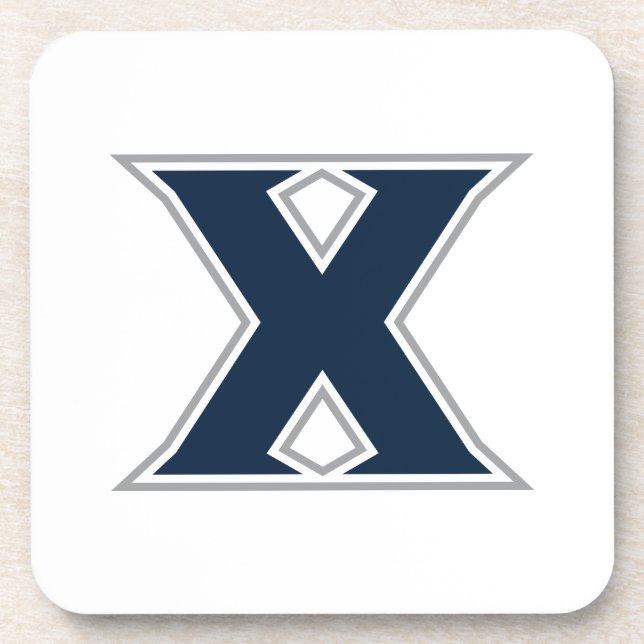 Xavier University Beverage Coaster (Front)