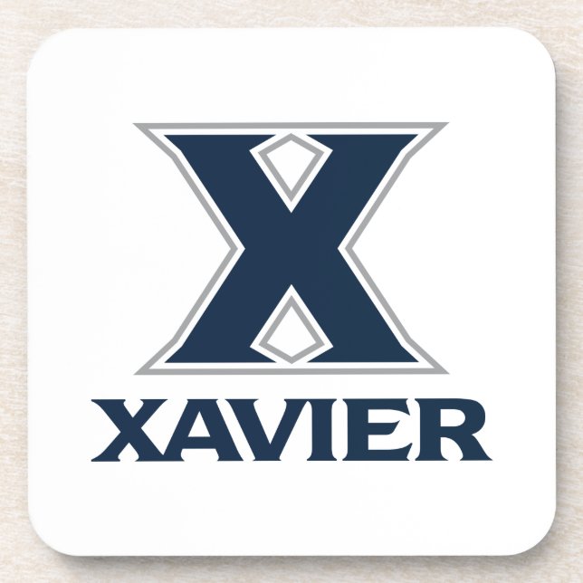 Xavier University Beverage Coaster (Front)